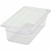 Winco SP7304 1/3-Size Food Pan, 4"H, -40°F to 210°F, Polycarbonate - Pkg Qty 12