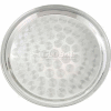 Winco STRS-14 Round Tray, Swirl Pattern, 14"D, Stainless Steel, Mirror Finish - Pkg Qty 12