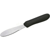 Winco TKP-31 Sandwich Spreader, 3-1/2"L Blade, 4"W, Black Polypropylene Handle - Pkg Qty 24
