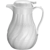 Winco VSW-20W Insulated Beverage Server, 20 oz, Swirl Design - Pkg Qty 3