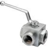 Dynamic DE3L-12-NPT, High Pressure Ball Valve 1/2 " NPT Thread 4500 PSI