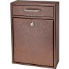 Mail Boss Epoch Wall Mount Locking Drop Box 7418 11-1/4"W x 4-3/4"D x 16-1/4"H Bronze