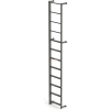 EGA Steel Side Step Dock Ladder, 8 Step, Gray - MDS8
