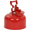 Eagle Disposal Can Galvanized - Red - 2.5 Gallons, 1423