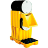 Eagle 1608 Drum Stacker Poly Shelf - Yellow