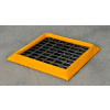Eagle 1 Drum SpillNEST™ Utility Tray T8101G with Grate 32-1/4" x 32-1/4" x 3" - 10 Gallon Cap.