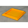 Eagle 8 Drum SpillNEST™ Utility Tray T8106 without Grate 57-1/2" x 108-1/2" x 3" 60 Gallon Cap