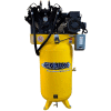 EMAX ES07V080V1, 7.5HP, Two-Stage Compressor, 80 Gallon, Vertical, 175 PSI, 29 CFM, 1-Phase 208-230V