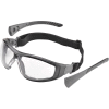 Elvex® Go-Specs II EVA FR Foam Lined Spectacle, Clear AF/PC Lens, Black Frame, 1 Pair