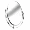 Double-Sided Oval Mirror 10" X 14" - Chrome - Pkg Qty 6