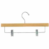 14" L Pant/Skirt W/ Chrome Hooks And Bar W/ Clips - Chrome Hook Natural - Pkg Qty 100