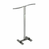 Adjustable 4-way Merchandiser with S-Shaped Hangrail - Satin Chrome