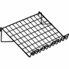 14"D X 22-1/2"W Sloping Shelf W/ 3" Lip - Black - Pkg Qty 6