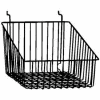 12"W X 12"D X 8"H Sloped Front Basket - Semi-Gloss Epoxy Chrome - Pkg Qty 6