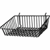 15"W X 12"D X 5"H Sloping Basket - Semi-Gloss Black - Pkg Qty 6