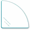 Tempered 14" Quarter Round Glass For Cubbies - Pkg Qty 10