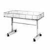 Folding Dump Table 47"L x 23-1/2"W x 31"H - Semi-Gloss White