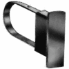Extended End Cap For 1/2" X 1-1/2" Rectangular Tubing - Satin Chrome - Pkg Qty 100