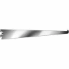 6" Tap-In Style Shelf Bracket - Chrome - Pkg Qty 25
