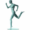 Female Runner w/ Right Leg Back - Cameo White