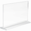 Econoco, Horizontal Top Load Sign Holder, HPCT711HTP, 11"W x 7"H, Clear Acrylic - Pkg Qty 24