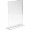 Econoco, Vertical Top Load Sign Holder, HPCT811VTP, 8-1/2"W x 11"H, Clear Acrylic - Pkg Qty 24