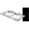 12"D X 24"L Extra Support Shelf - Clear - Pkg Qty 6