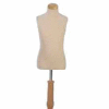 2 Year-Old Kid Tailor Bust, Neckblock and Base Included - Natural