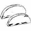 8" X 21" X 2", 2 Gauge Sewed Vinyl W/ Gusset - Crystal Clear - Pkg Qty 1000