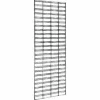4'W X 4'H - Slatgrid Panel Chrome - Pkg Qty 3