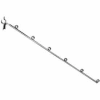 6 Ball Pegboard Waterfall - Chrome - Pkg Qty 48