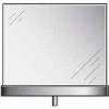 8 -1/2"H X 11"W Acrylic Sign Holder W/ 3/8" Fitting - Clear - Pkg Qty 24