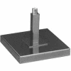6" Square Base - Chrome - Pkg Qty 6