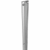 8'L X 11/16"D With 1/2" Slots On 1" Centers - Black - Pkg Qty 5