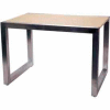 60"L x 32"W x 30"H Large Display Table - Satin Chrome