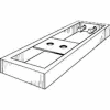 Anchor Bracket - Matte Black - Pkg Qty 4