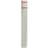 Post Guard® Bollard Cover CL1385CC, 4-1/2"Dia. X 52"H, Grey W/No Tape