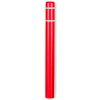 Post Guard® Bollard Cover CL1385P64NT, 4-1/2"Dia. X 64"H, Red W/No Tape