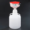 ECO Funnel&#174; EF-8-83C-SYS 8" ECO Funnel System, 10 Liter Carboy & Secondary Container, Red Lid