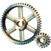 20 Pressure Angle, 10 Diametral Pitch, 30 Tooth Bushed Spur Gear