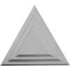 Ekena Triangle Ceiling Medallion CM19TG, 19-1/4"W x 19-1/4"H x 1-1/8"D