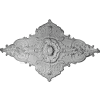 Ekena Melchor Diamond Ceiling Medallion CM70X43ML, 70-7/8"W x 43-3/4"H