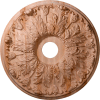 Ekena Carved Florentine Ceiling Medallion CMW24FLCH, 24"OD x 2-1/4"D