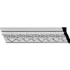 Ekena Ashur Leaf Crown Moulding MLD02X01X02AS, 2-5/8"H x 1-1/4"D x 2-7/8"F x 94-1/2"L