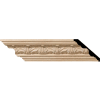 Ekena Acanthus Leaf Carved Wood Crown Moulding MLD02X02X03ACMA, 2-1/8"H x 2-3/8"D x 3-1/4"F x 96"L