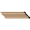 Ekena Lanarkshire Carved Wood Crown Moulding MLD02X02X03LA, 2-3/8"H x 2-1/4"D x 3-1/4"F x 96"L