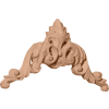 Ekena Small Raymon Corner ONL04X04X01RAMA, 4-1/2"W x 4-1/2"H x 1/2"D