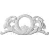Ekena Wreath Center Onlay ONL11X04WR, 11-1/4"W x 4-3/4"H x 5/8"D