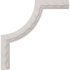 Ekena Bulwark Rope Panel Moulding Corner PML08X08BU, 8"W x 8"H x 5/8"D