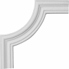 Ekena Claremont Panel Moulding Corner PML08X08CL, 8-3/4"W x 8-3/4"H